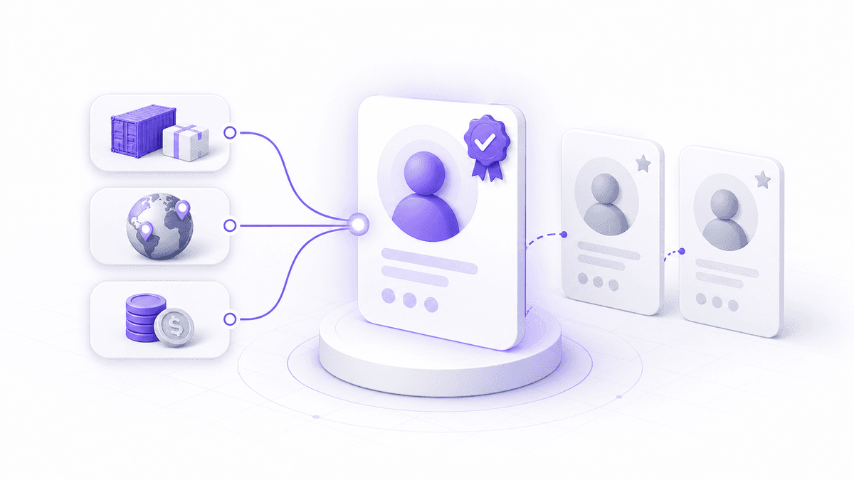 전문 관세사 매칭 기능 이미지